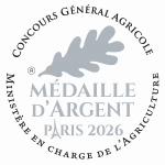 Médaille d'argent Concours Général Agricole de Paris 2026
